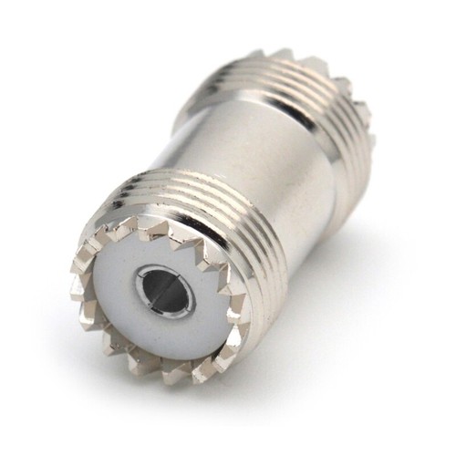 2pcs UHF Female to SL16 UHF PL259 Female RF Connector Copper Adapter - Zdjęcie 5 z 8