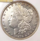 1878 "Open Nostril" Morgan Silver Dollar $1 VAM-14.5 - ANACS AU Dets (Net XF40)
