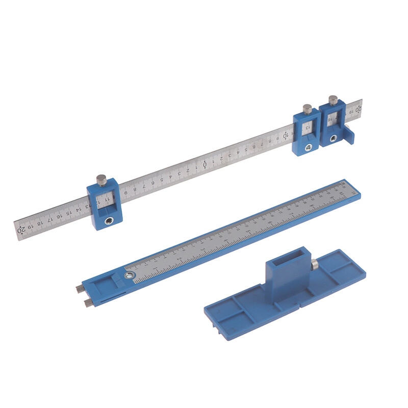 Detachable Hole Punch Jig Center Drill Bit Guide Set Locator Wood