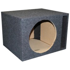 QPower Single 10" Slot-Ported Empty Woofer Box