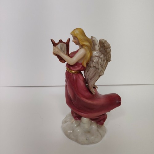 Angel with Harp Figurine 7" - Picture 2 of 5