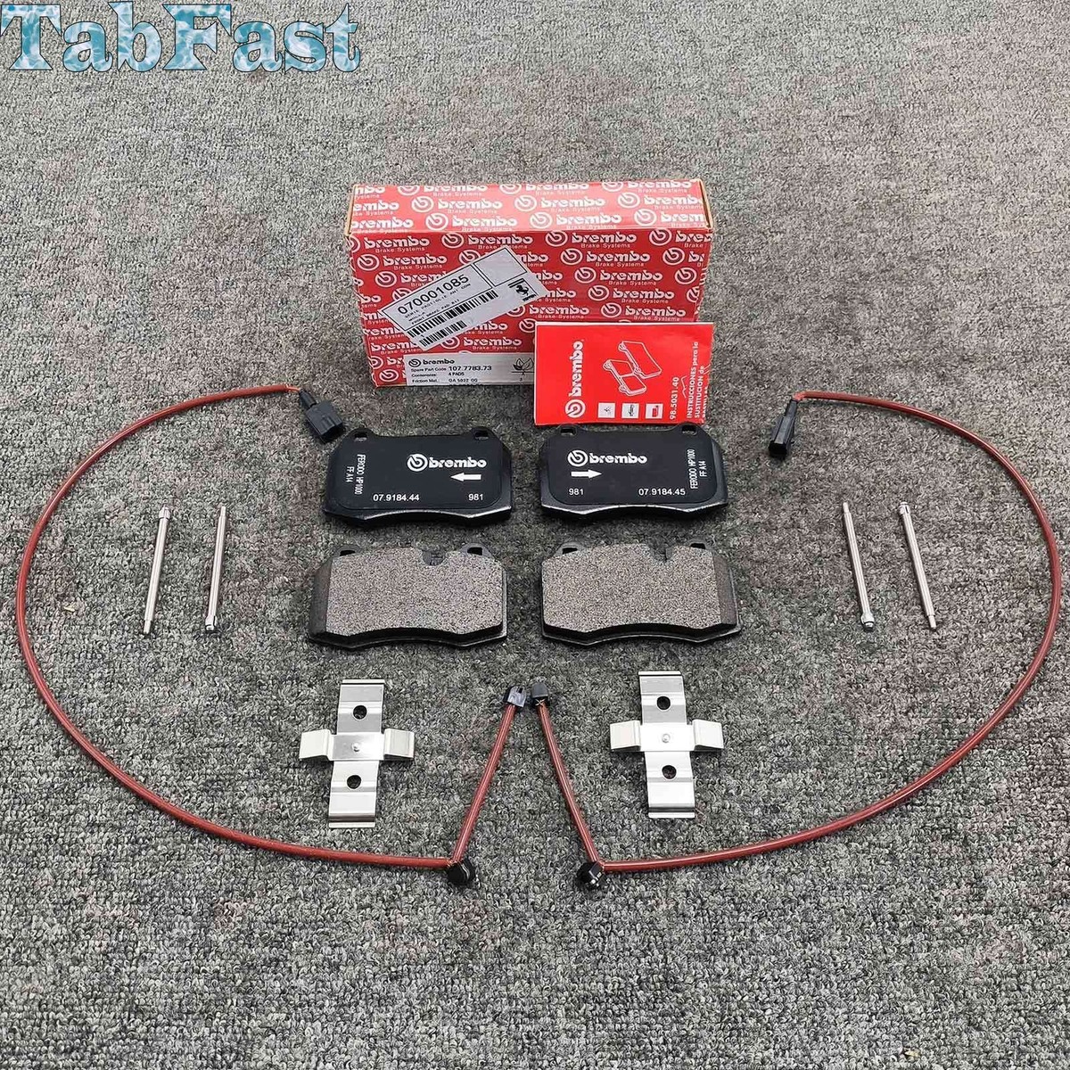 70001085 Genuine Front Brake Pad Kit W/Sensor for Ferrari 430