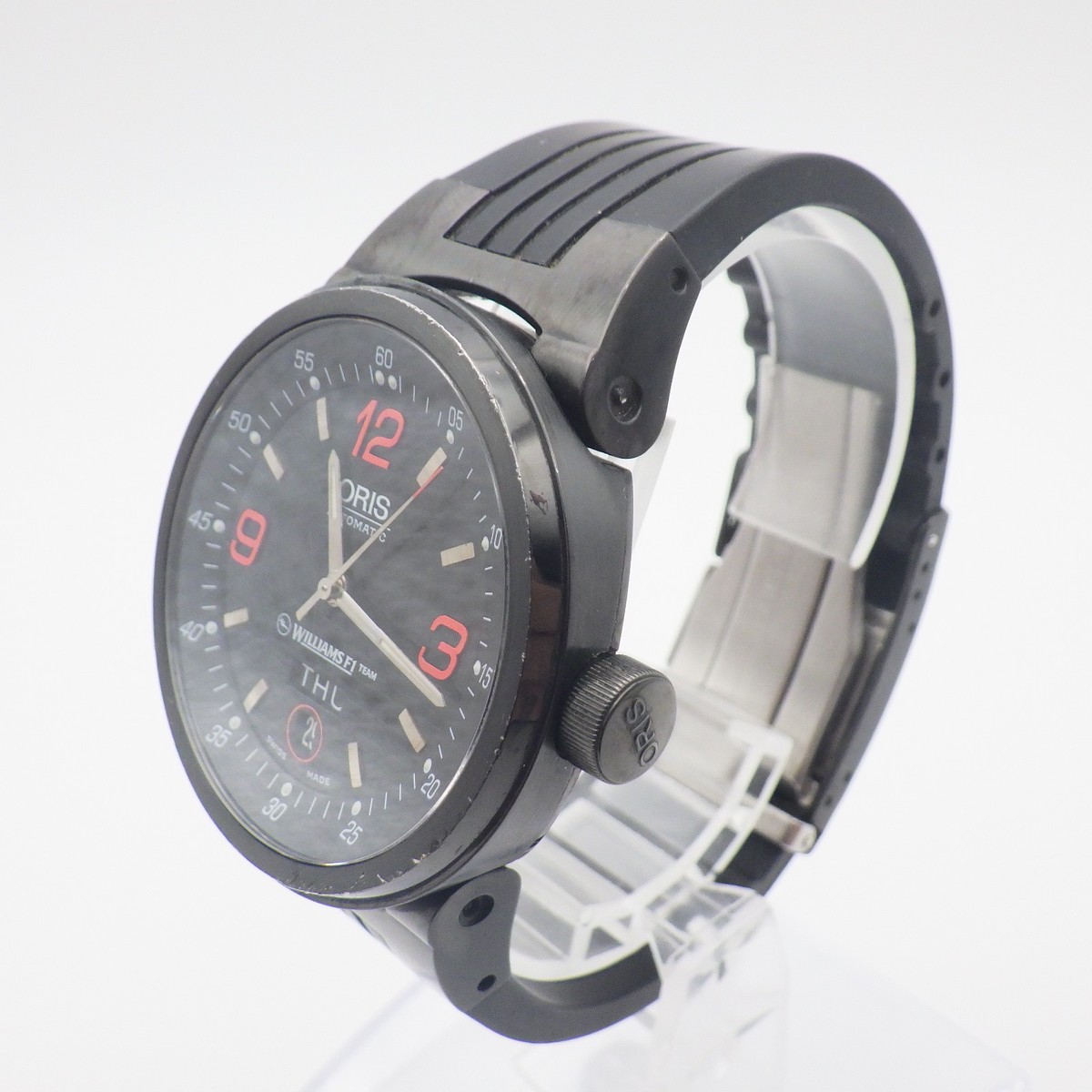 【お盆休みセール】ORIS WILLIAMS F1 TEAM 7560 美品 Oris Williams F1 Team Automatic Day&Date 7560 Brown Dial