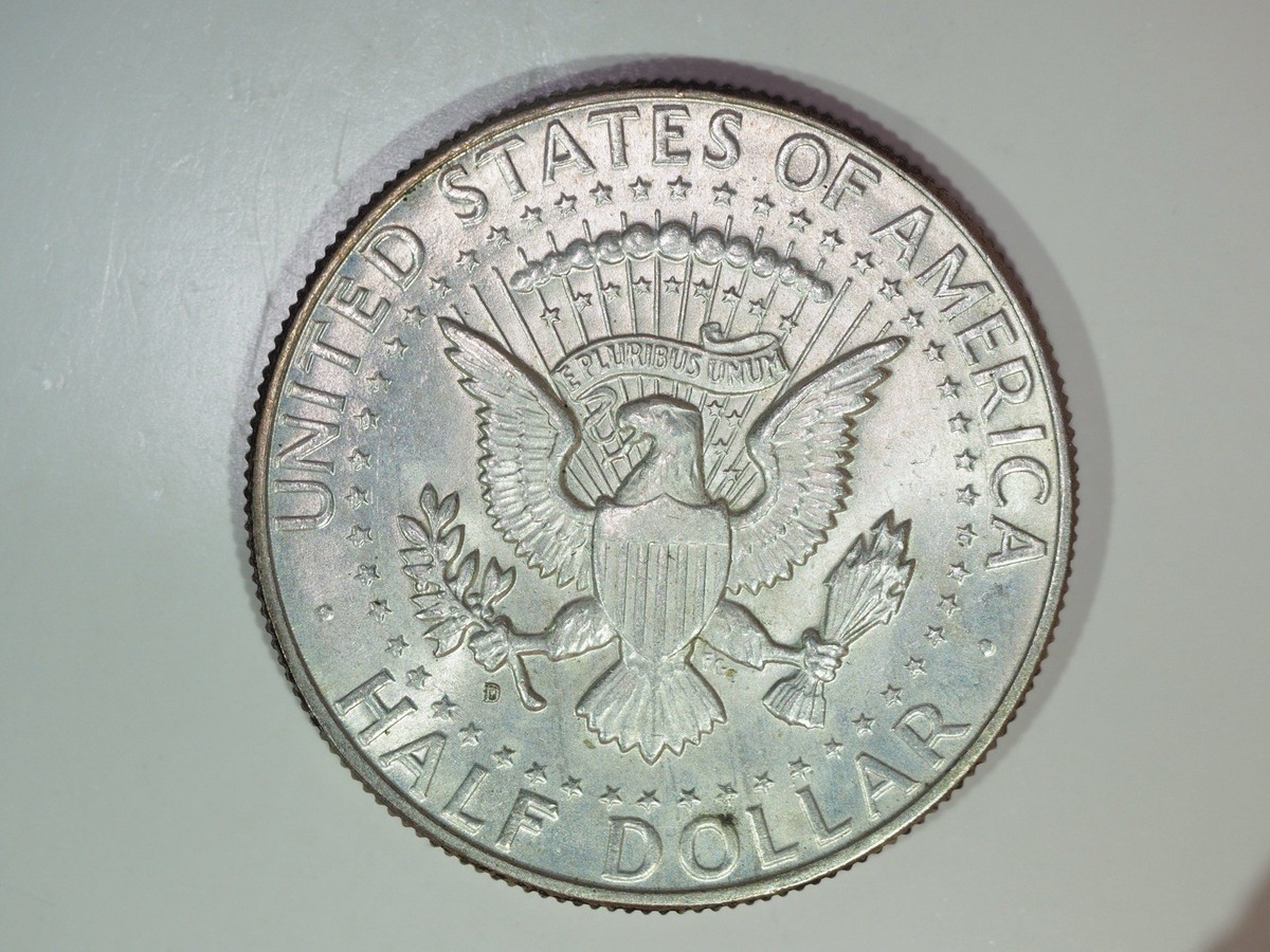1964-D Silver Kennedy Half RPM, Repunched Mint Mark, 502 Error