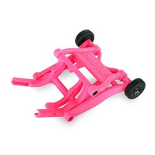 Traxxas 3678P Wheelie Bar Assembly for 2WD Electric Vehicles, Pink Small, 