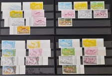 Senegal 1986 Mi. 875-878 color tests IMPERF WWF Gazelle n'dama fauna
