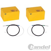 2X Hella Handbremsseile Passend FüR Peugeot 207 207/207+
