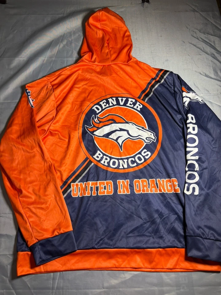NFL Broncos G-III Pullover Hoodie Sweatshirt Men Medium - Image 3 of 3
