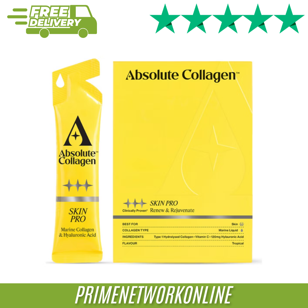 Absolute Collagen Skin Pro Liquid Supplement - 10 x 11.7ml Sachets 100% NEW⭐⭐⭐⭐⭐