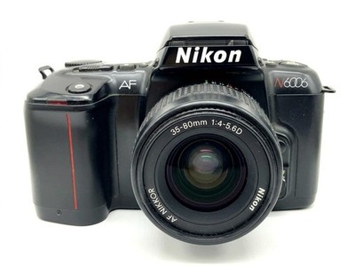 Nikon N6006 + Nikon 35-80mm f/4-5.6 Kit Set Analog SLR 35mm Kamera Objektiv Body