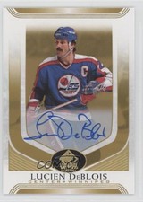 2020-21 SP Signature Edition Legends Gold Spectrum Foil Lucien DeBlois Auto 2u9