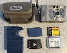 Canon PowerShot S110 Digital Elph 2.1MP Digital Camera w/ Charger, Battery, Card