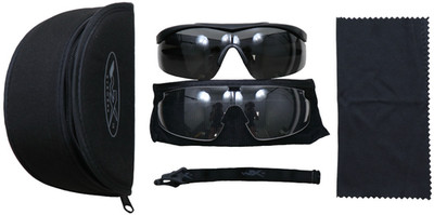 NEW Wiley X Talon Ballistic Glasses Black APEL Eyepro 2 Lenses and Case