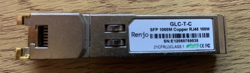 Renjo  copper transceiver SFP module GLC-T-C 1000M Copper RJ45 100M