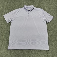 Callaway Opti-Dri Golf Polo Striped Short Sleeve Purple Men's XXL