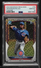 2023 Bowman Chrome Prospects Mega Box Mojo Refractor Jefferson Rojas PSA 10 0q21
