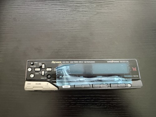 Pioneer Premier KEH-P616 Faceplate Only. May Fit Other Models. DEH