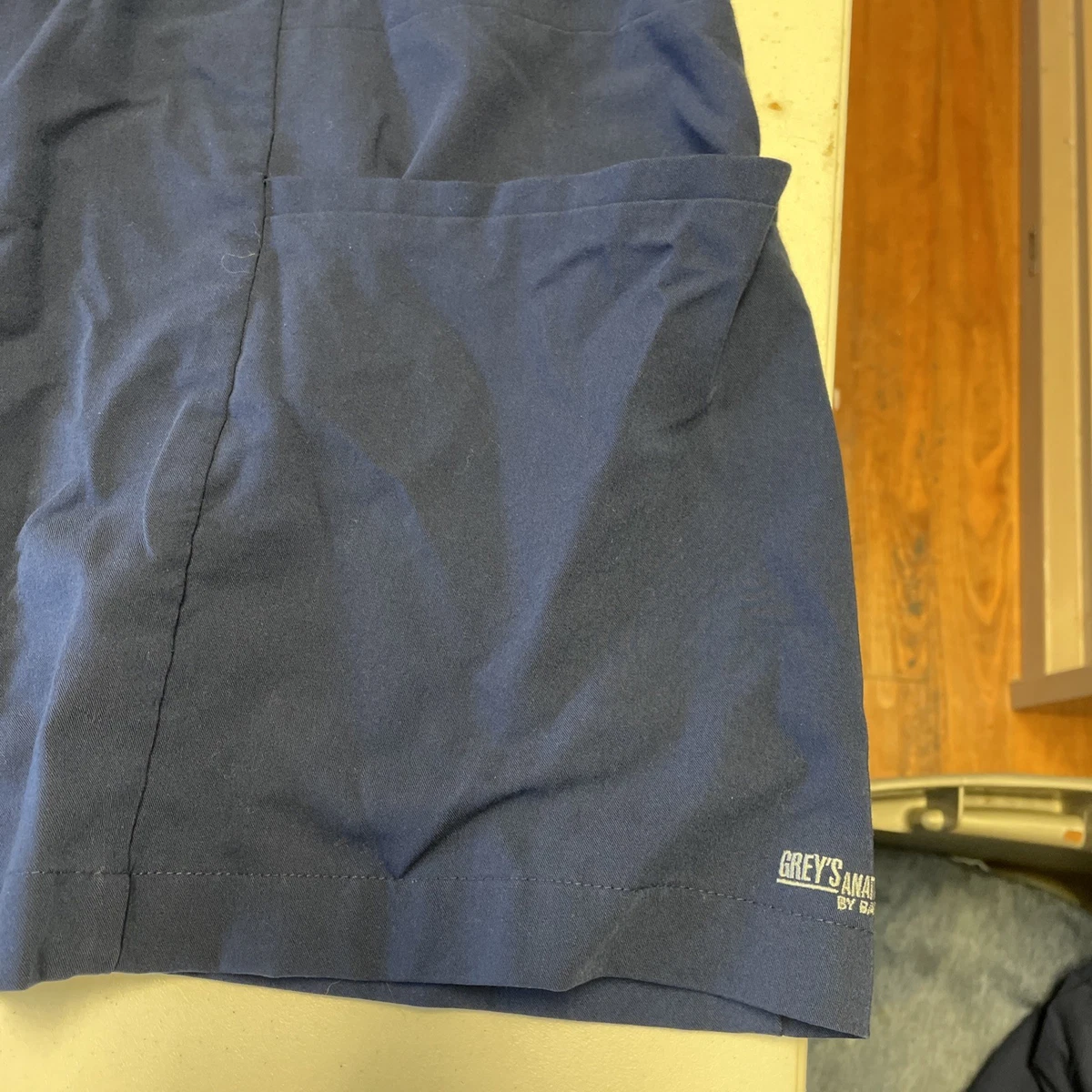 Navy Blue Greys Anatomy Lab Coat Size 3XL Good Condition 