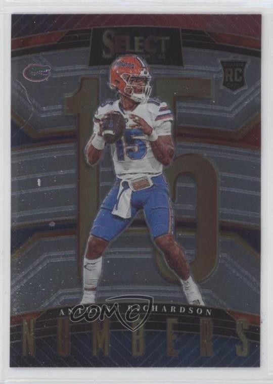 2023 Panini Select Draft Picks Select Numbers Anthony Richardson #SN-AR 0x1