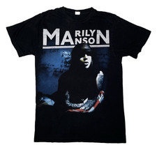 Vintage Marilyn Manson We  re From America Graphic Shirt S Y2K 2009 Rock Band