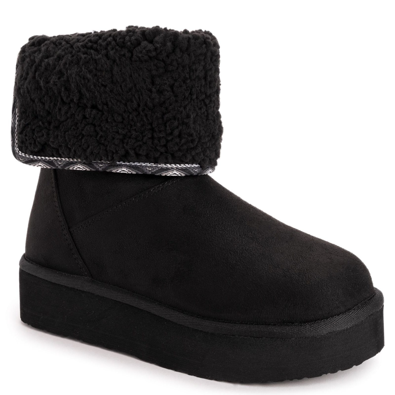 MUK LUKS Amelia Womens Boot 7 BM US - Black 6990₽
