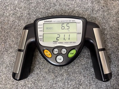 Omron HBF-306C Body Fat Loss Monitor BMI Analyzer Handheld Digital Tester Works