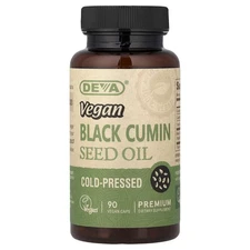 Vegan Black Cumin Seed Oil, 90 Vegan Caps (500 mg per Capsule)