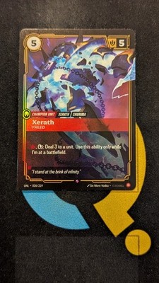 Xerath - Freed UNL 026/219 Rare Unleashed Riftbound League of Legends 