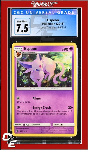 Espeon graded CGC 7.5 for sale on eBay