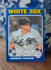 Andrew Vaughn 2024 Topps Heritage High Number Blue Border - Near Mint or Better