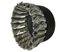 (2 Pack) Weiler 13258 2-3/4" Stainless Steel Knot Wire Cup Brush, .020" 1PAJ6
