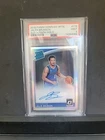 2018 Donruss Optic Rated Rookie #179 Jalen Brunson Autographs Holo Prizm PSA 9