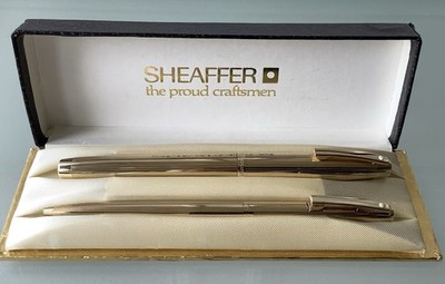Sheaffer Imperial 777 Weißpunkt Füllfederhalter 14k Goldfeder & Kugelschreiber Set