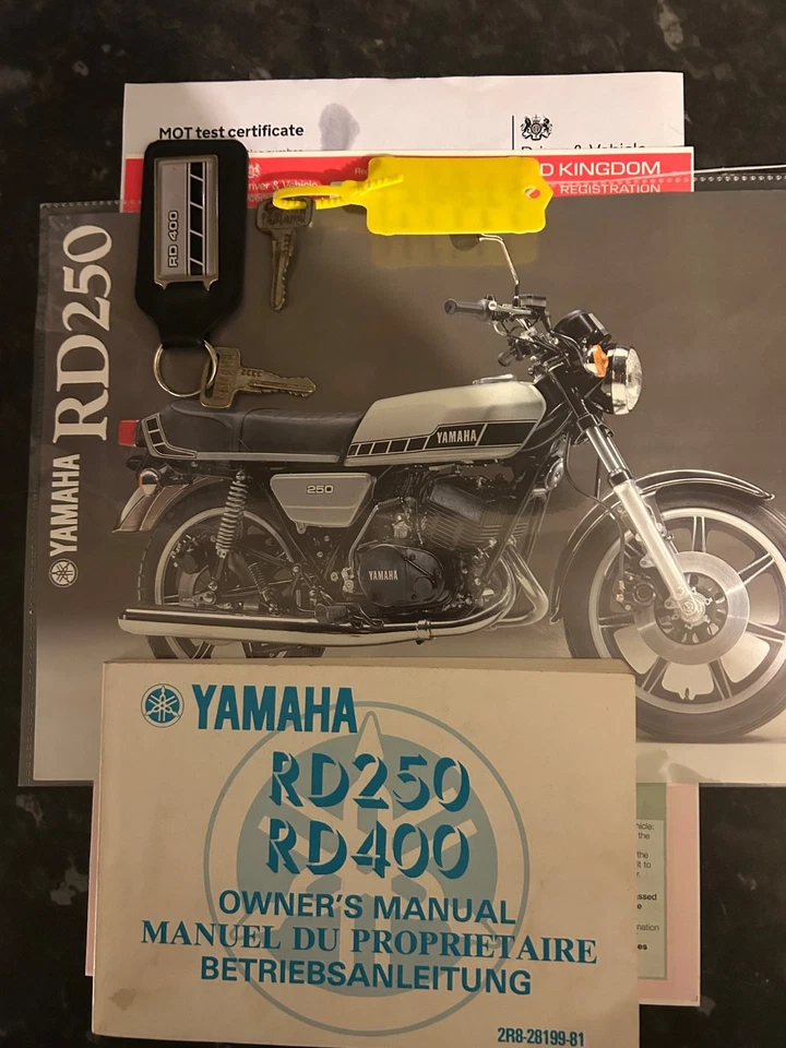 Yamaha Rd250 Reg 1978 Very Low Miles Runs Rides Superbly - Image 3 of 4