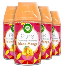 Air Wick Automatic Air Freshener Freshmatic Spray Refills, Island Mango,4x250ml