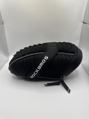 ROCKBROS Bike Tail Bag Rainproof Saddle Seat Bag Reflective Cycling Bags Black