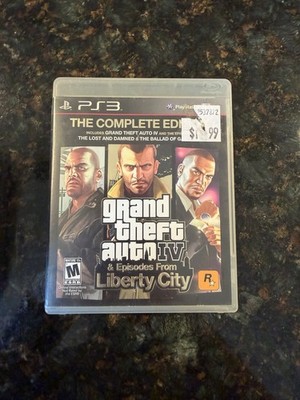 Sony Playstation 3 PS3 Grand Theft Auto IV Complete Edition NO MANUAL OR MAP