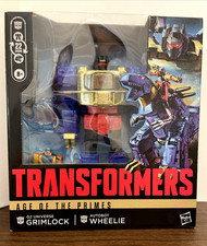 Hasbro Transformers Age of the Primes Leader Universe GRIMLOCK G2 WHEELIE NEW