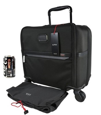 NWT TUMI Alpha 3 Compact 4 Wheeled Briefcase with Laptop Insert Style 02603624D3