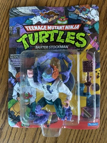 Playmates Toys Teenage Mutant Ninja Turtles 1989 Baxter Stockman Action Figure