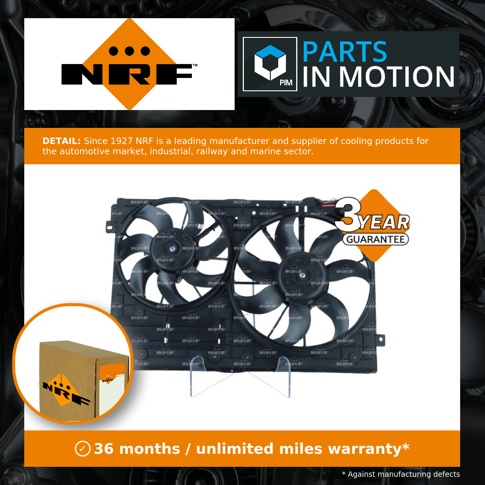 Fits NRF 47387 Fan, radiator - Image 27