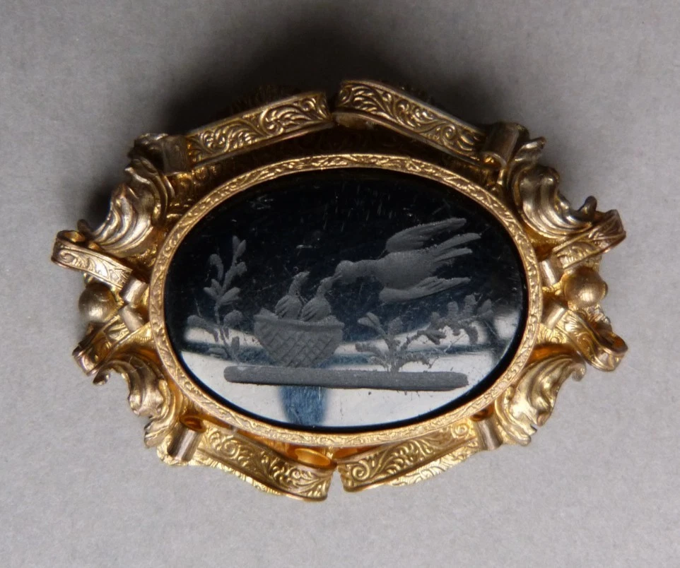 CAMÉE ANCIEN COQUILLE XIXe Napoléon III 19th Century Old Shell Cameo