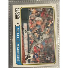 Easton McGee RC 2023 Topps Heritage #178 Rookie Seattle Mariners Mint