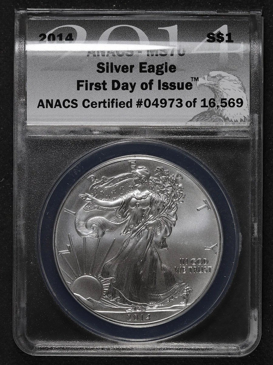 American Eagle MS 70 Graded 2014 Silver Bullion Coins for sale | eBay