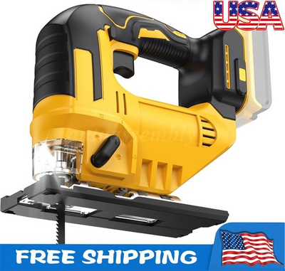 #ad #ad Cordless Jig Saw for Dewalt 20V Battery Brushless Jig Saw with LED Work Light $39.00