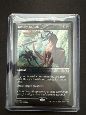 Deadly Rollick (Foil Etched) Commander Masters Foil