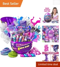 Glow-in-the-Dark Galaxy Slime Kit - 39 Pieces for Unlimited Creative Slime Fun