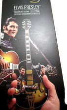 AXE HEAVEN Elvis Presley SIGNATURE 1:4 SCALE Minature Guitar w/Stand  Case
