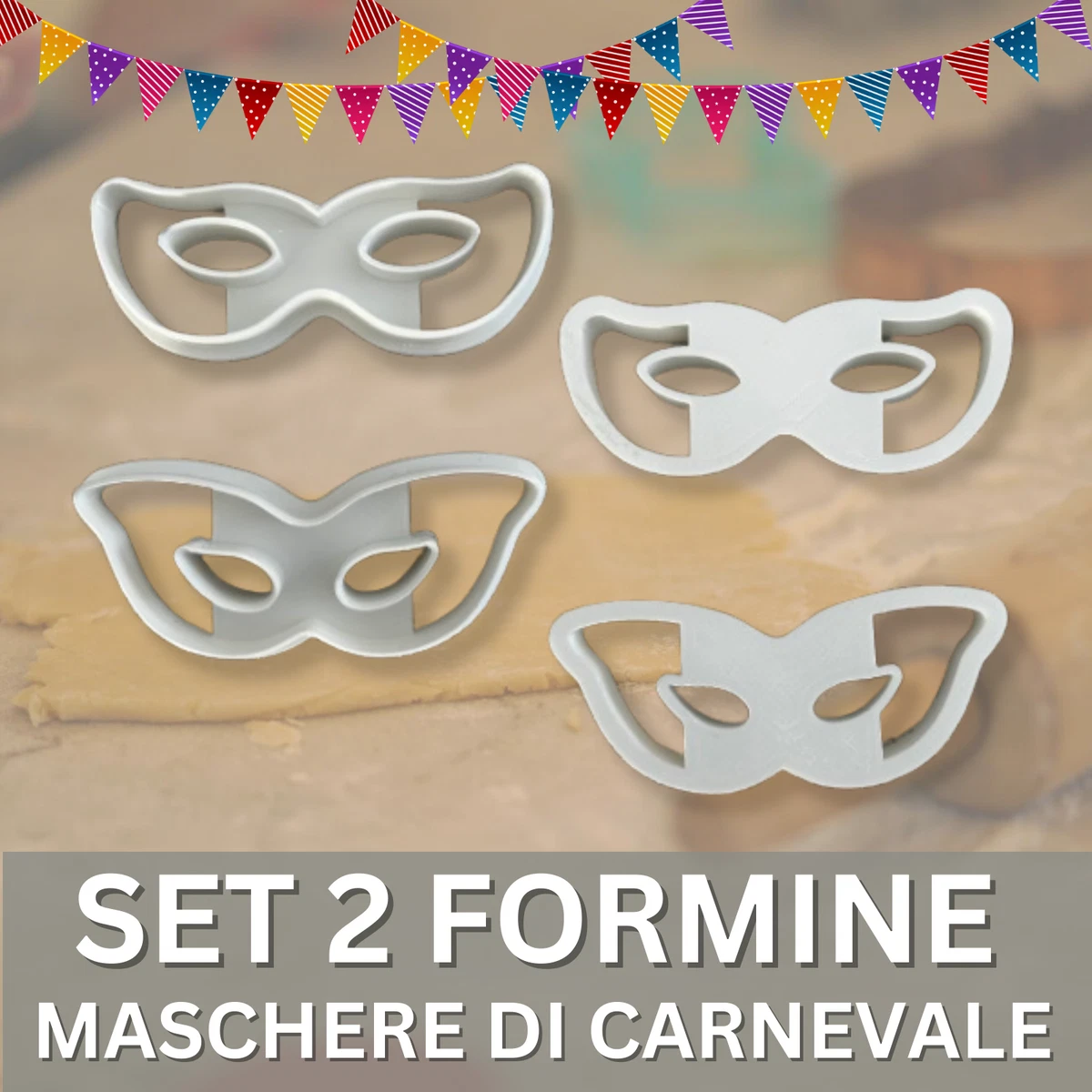 Creative Party K0803/W - Tagliapasta per biscotti a lama, 1 pezzo