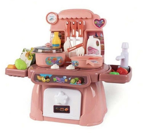 Play Kitchen Set Accessories Kids Toys for Girls Toddler Cooking Toy Play Food